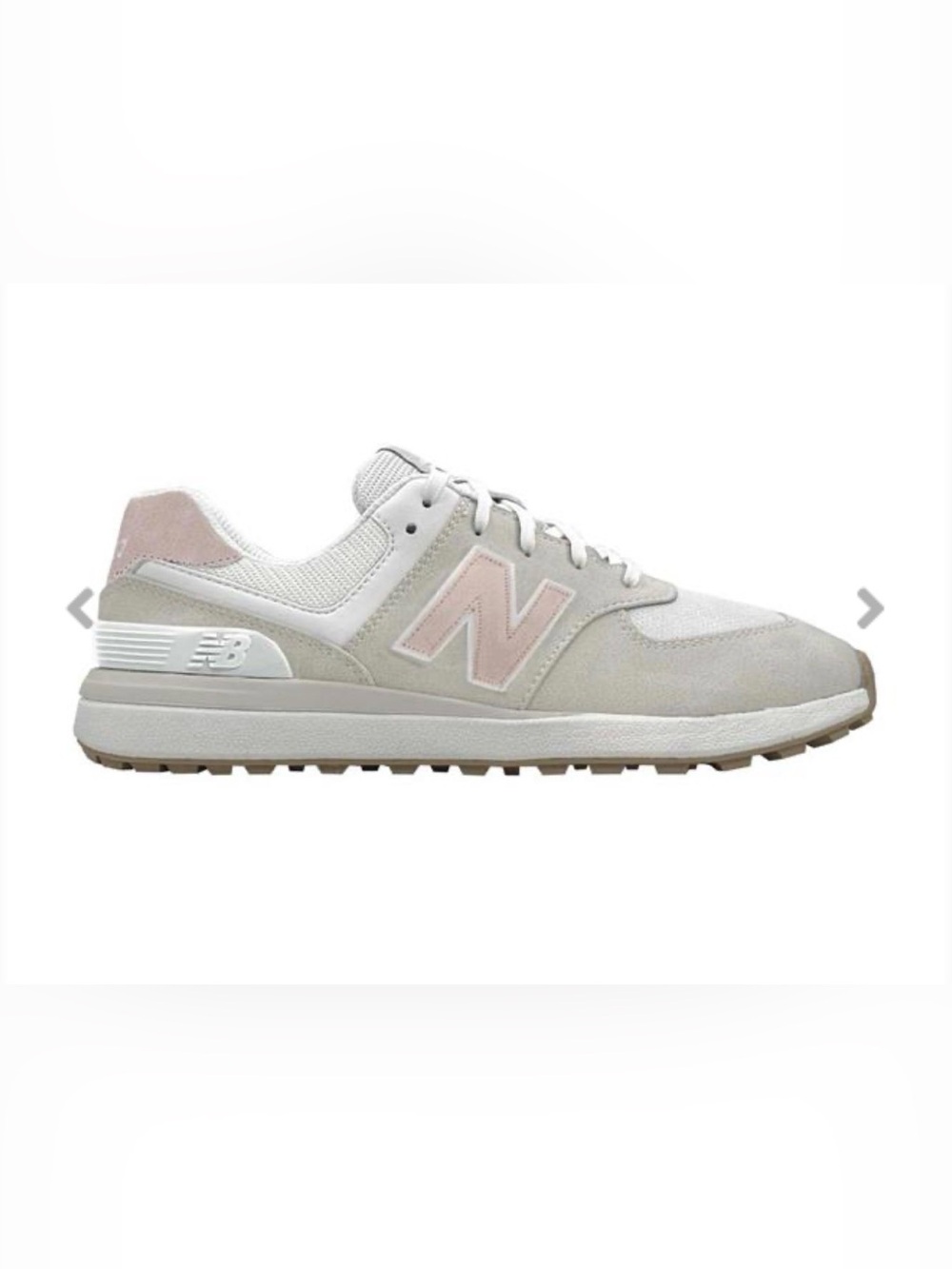 New Balance Women's Sneakers in Light Gray and Blush